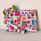 Quilted Zipper Bag + Wristlet : Cute Teacher