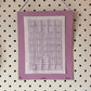 HANDMADE ART - Purple Rectangle