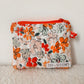 Quilted Zipper Coin Purse - Floral