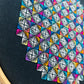 DIAMOND SQUARES : RAINBOW ON BLACK