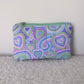 Quilted Zipper Coin Purse - Hearts (Pastel)