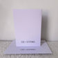 HANDMADE BLANK CARD - Purple Sphere Art